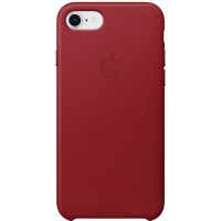 Клип-кейс Apple Leather Case для iPhone 7/8 (красный)