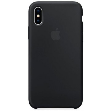 Клип-кейс Apple Silicone Case для iPhone X (черный)