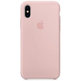 Клип-кейс Apple Silicone Case для iPhone X (розовый песок)